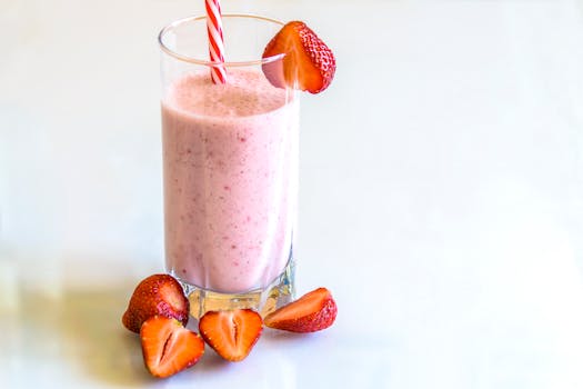 smoothie in a glass